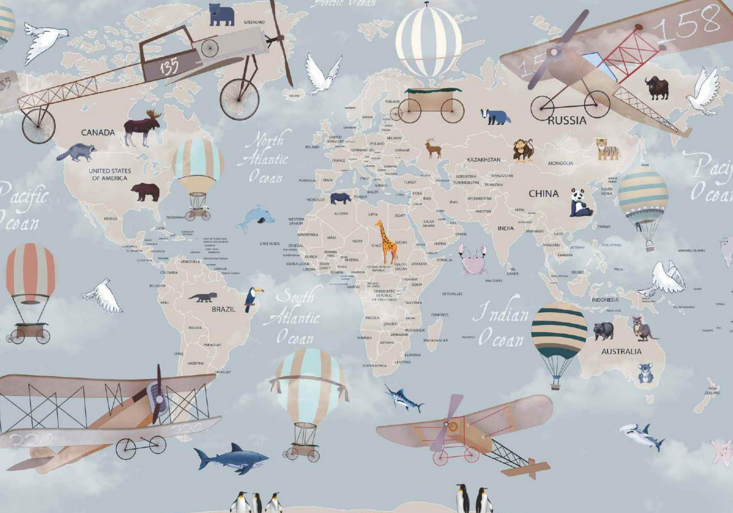 Globe Trotter Canvas